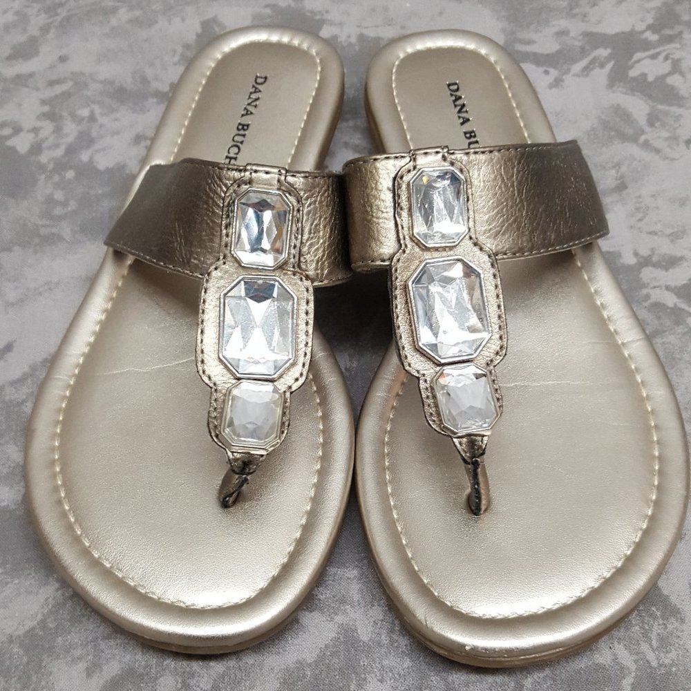 Dana Buchman Alora Sandal with Bling - Size 6.5